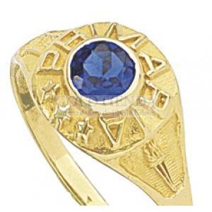 ANILLO PRIMARIA AZUL N7 10K