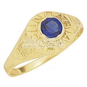 ANILLO SECUNDARIA AZUL N10 10K