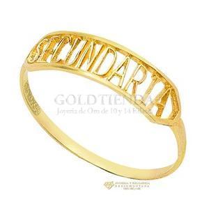 ANILLO SECUNDARIA FAJITO N10 10K