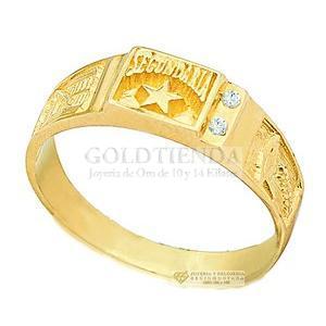 ANILLO SECUNDARIA RELLENO N7 10K