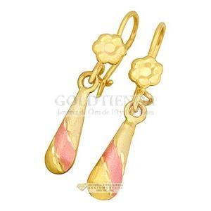 ARETE LAGRIMA FLORENTINO N1 10K