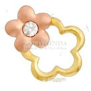 BROQUEL FLOR RESALTADA 10K