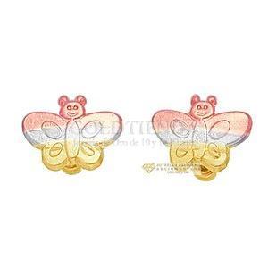 BROQUEL MARIPOSA 3 COLORES 10K